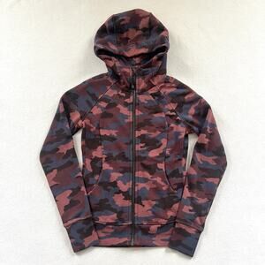 Lululemon Scuba Full Zip Hoodie Jacket Heritage 365 Camo Smoky Red Night Sea 2